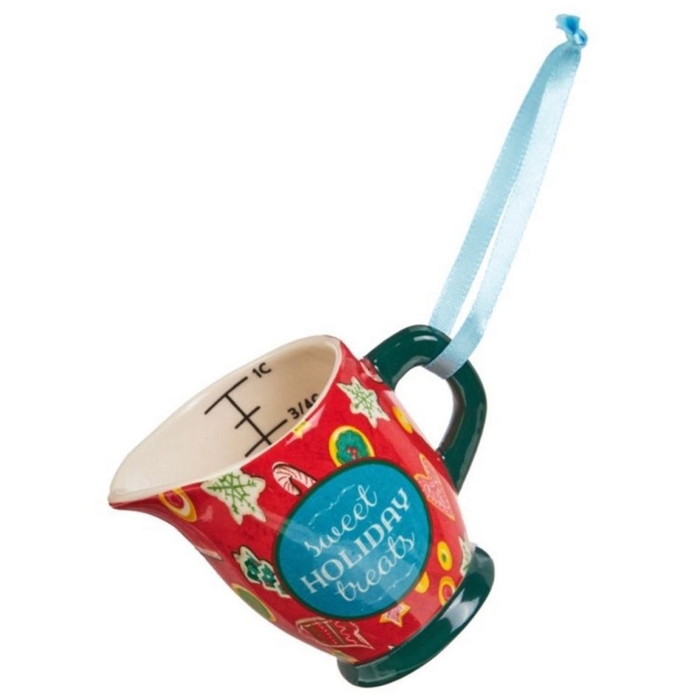 🪷🎄 New Pioneer Woman Mini Measuring Cup Christmas Ornament
